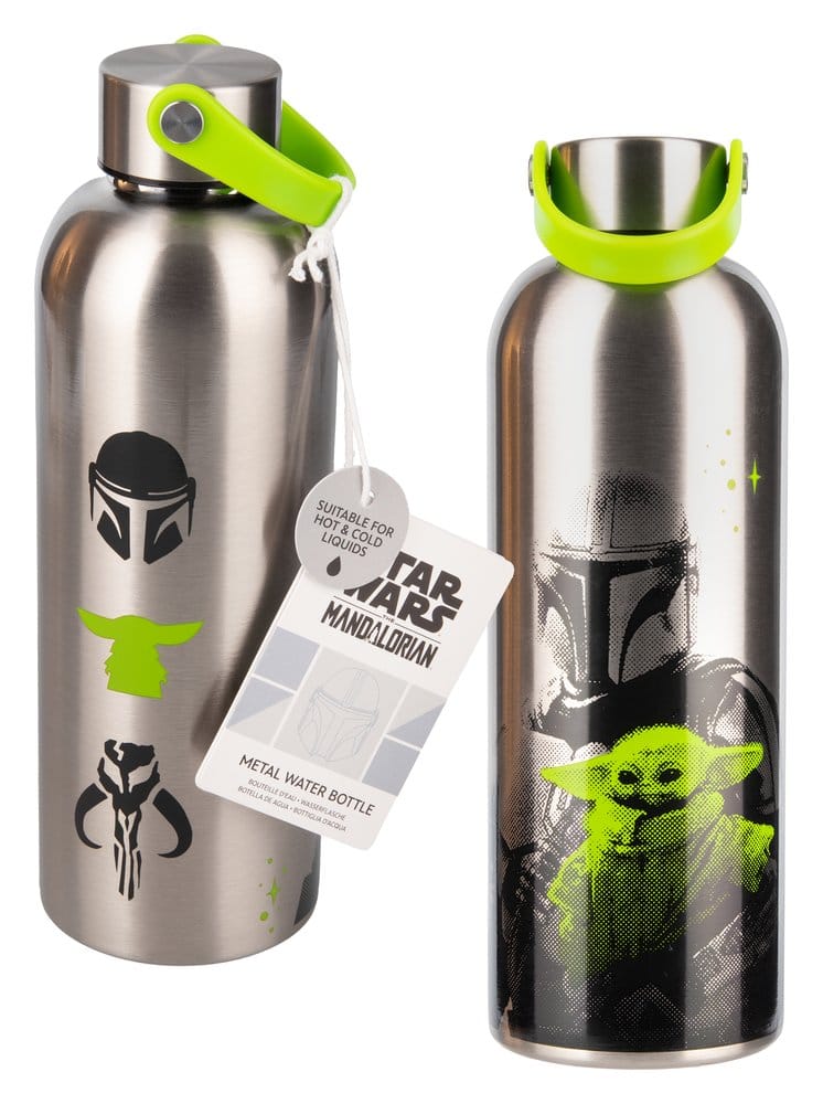 The Mandalorian Metall Trinkflasche Mandalorian & Grogu - Preorder - ETA: 25.08.2026