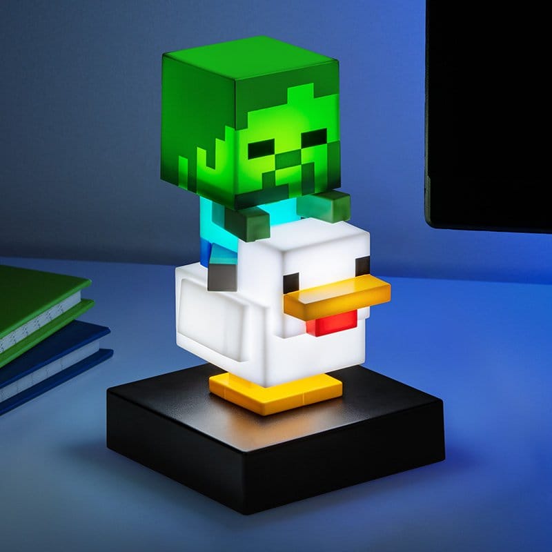 Minecraft Icon Leuchte Chicken Jockey 13 cm - Preorder - ETA: 25.01.2027