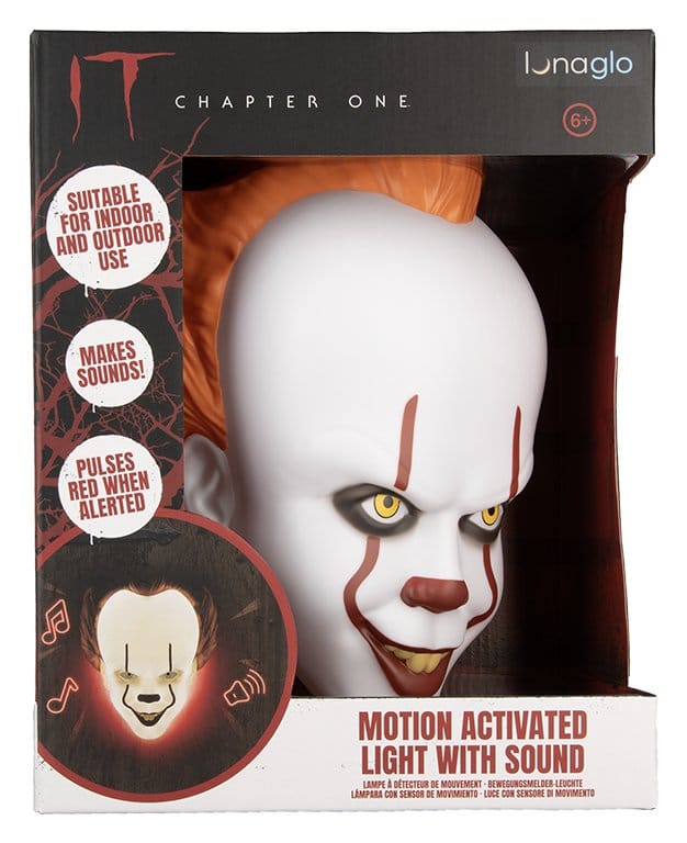 Es Leuchte Pennywise Mask Motion Sensor 25 cm - Preorder - ETA: 25.08.2026