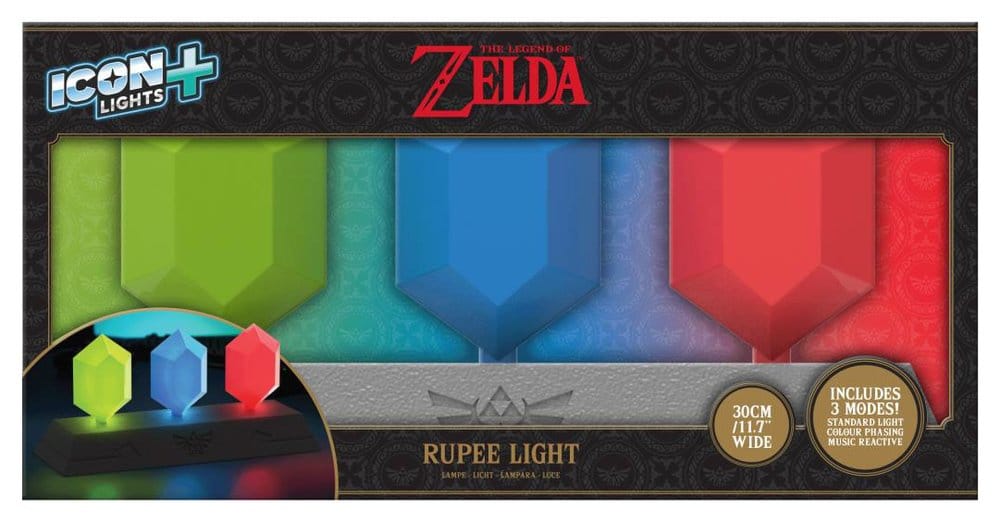 The Legend of Zelda Icon Light Plus Leuchte Rupee 30 cm - Preorder - ETA: 25.12.2026