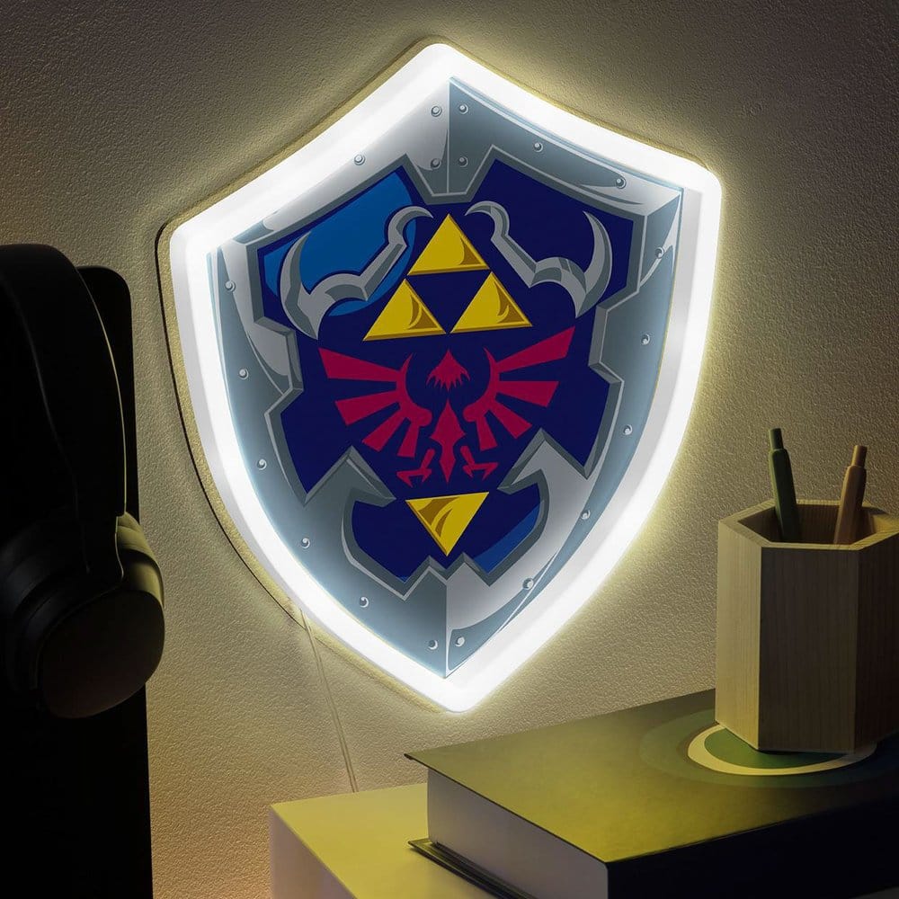The Legend of Zelda Wandleuchte Hylian Shield 27 x 23 cm - Preorder - ETA: 25.12.2026