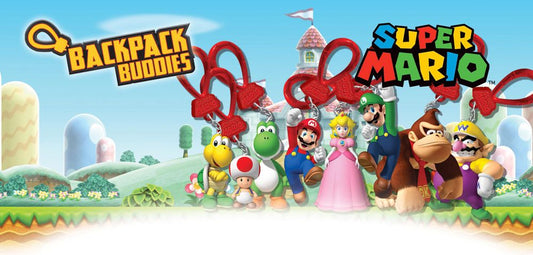 Super Mario Taschenanhänger Backpack Buddies Mystery Bags Display (24) - Versand: 5-7 Tage nach Bestellung