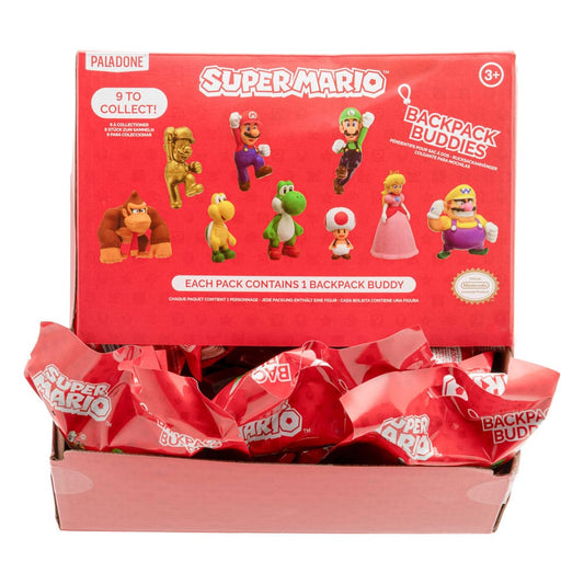 Super Mario Taschenanhänger Backpack Buddies Mystery Bags Display (24)      - Preorder - ETA: 24.10.2025