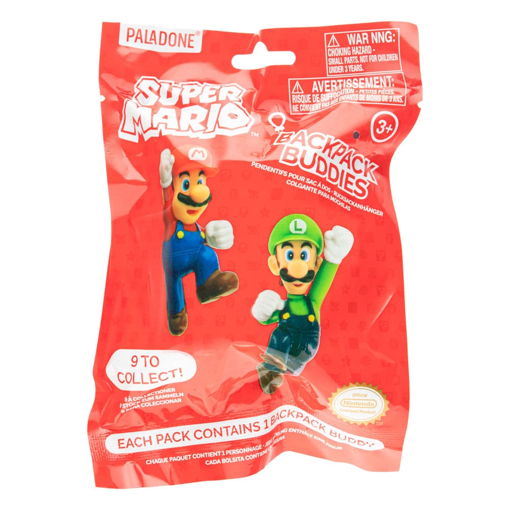 Super Mario Taschenanhänger Backpack Buddies Mystery Bags Display (24)      - Preorder - ETA: 24.10.2025