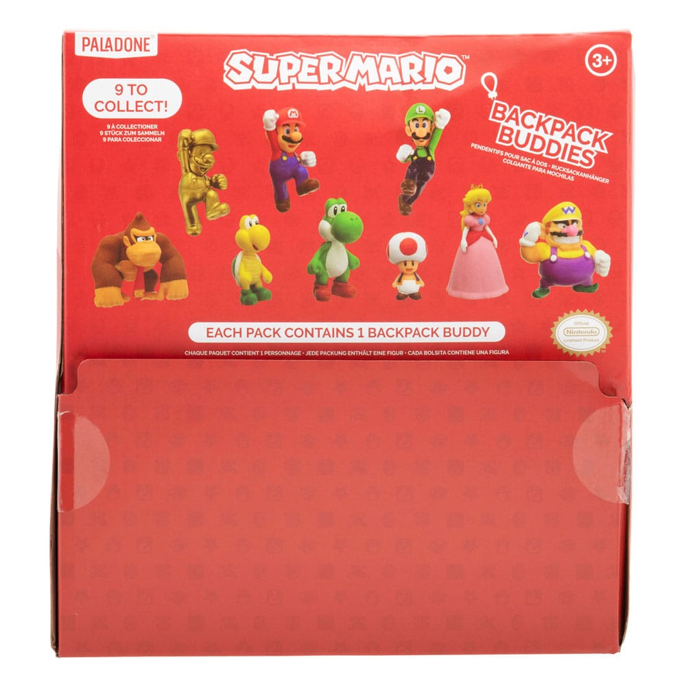 Super Mario Taschenanhänger Backpack Buddies Mystery Bags Display (24)      - Preorder - ETA: 24.10.2025