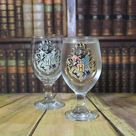 Harry Potter Glas mit Farbwechseleffekt Hogwarts - Versand: 7 Tage nach Bestellung