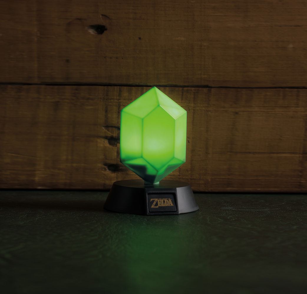Legend of Zelda 3D Lampe Grüner Rubin 10 cm - Preorder - ETA: 25.12.2026