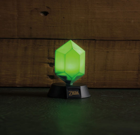 Legend of Zelda 3D Lampe Grüner Rubin 10 cm - Preorder - ETA: 10.01.2027