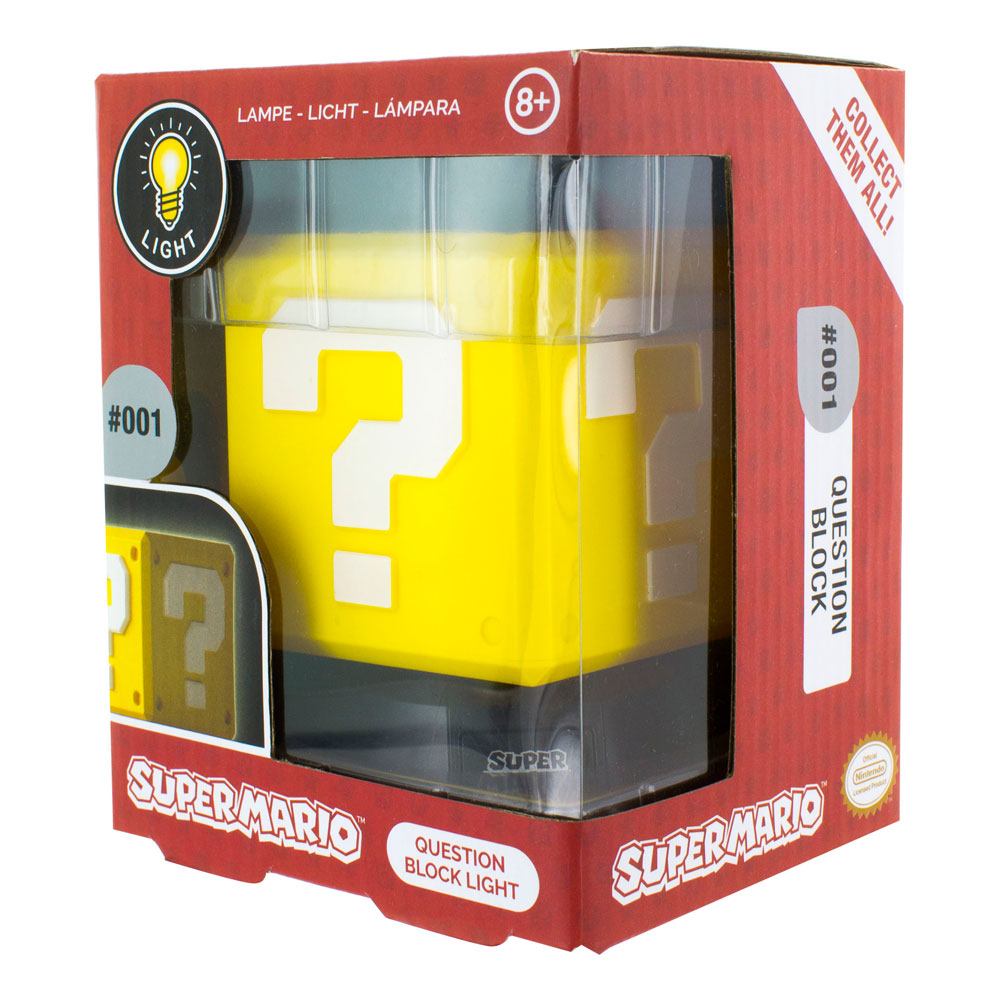 Super Mario 3D Lampe Fragezeichen-Block 10 cm - Preorder - ETA: 25.11.2025
