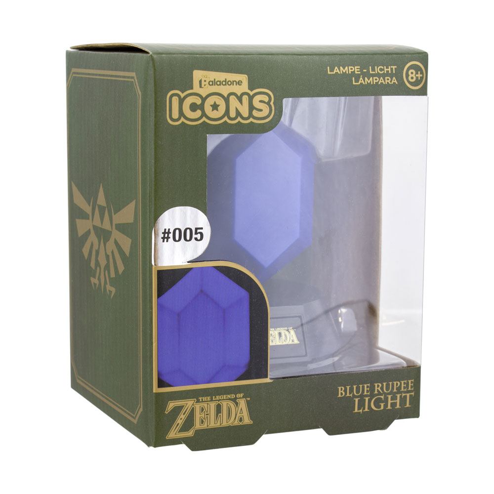 The Legend of Zelda 3D Icon Lampe Blue Rupee 10 cm - Preorder - ETA: 25.12.2026