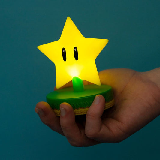 Super Mario Icon Lampe Super Star (V2) - Versand: 5-7 Tage nach Bestellung