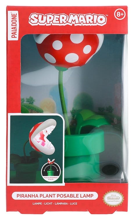 Nintendo Leuchte Mini Piranha Plant Posable V3 22 cm - Preorder - ETA: 25.01.2027