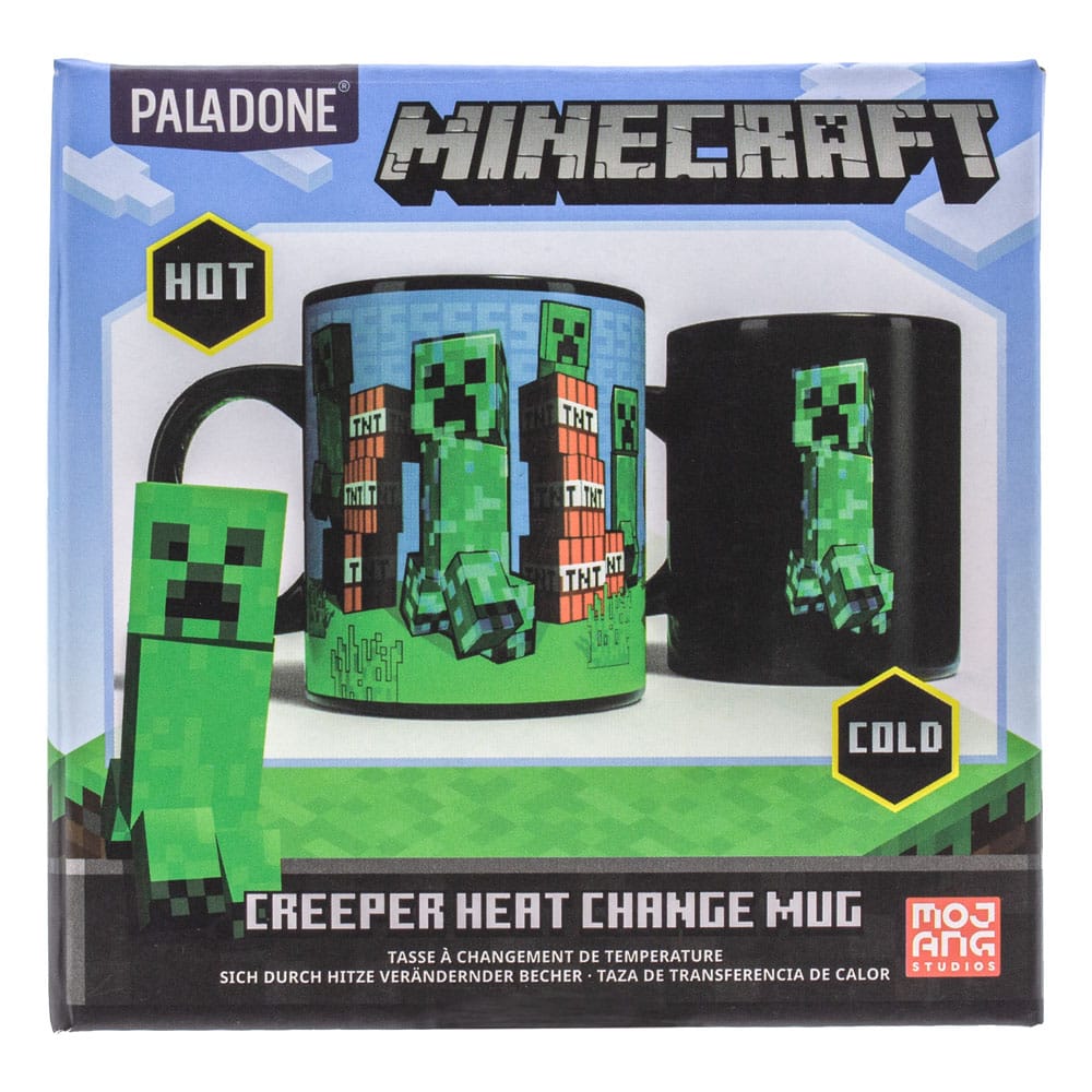 Minecraft Tasse mit Thermoeffekt Creeper   - Preorder - ETA: 09.10.2025