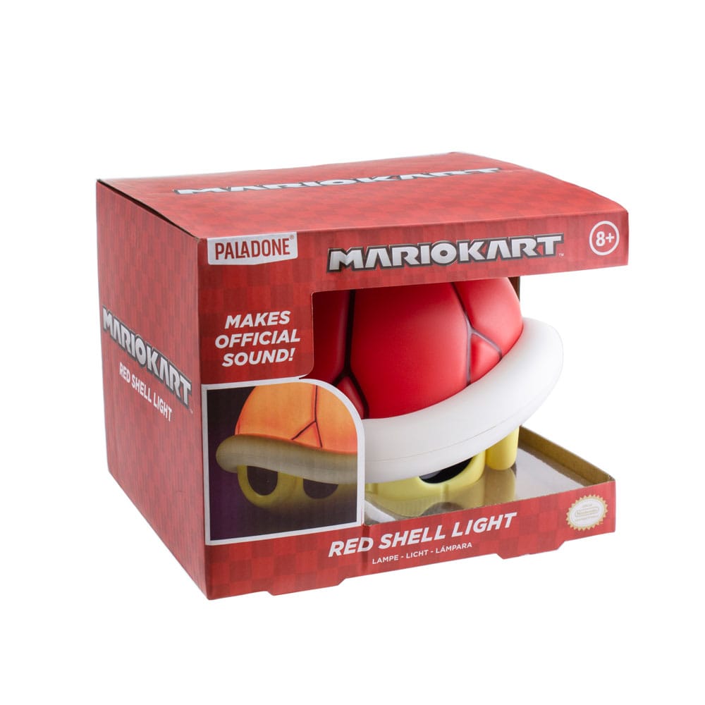 Mario Kart Leuchte mit Sound Red Shell 12 cm - Versand: 5-7 Tage nach Bestellung