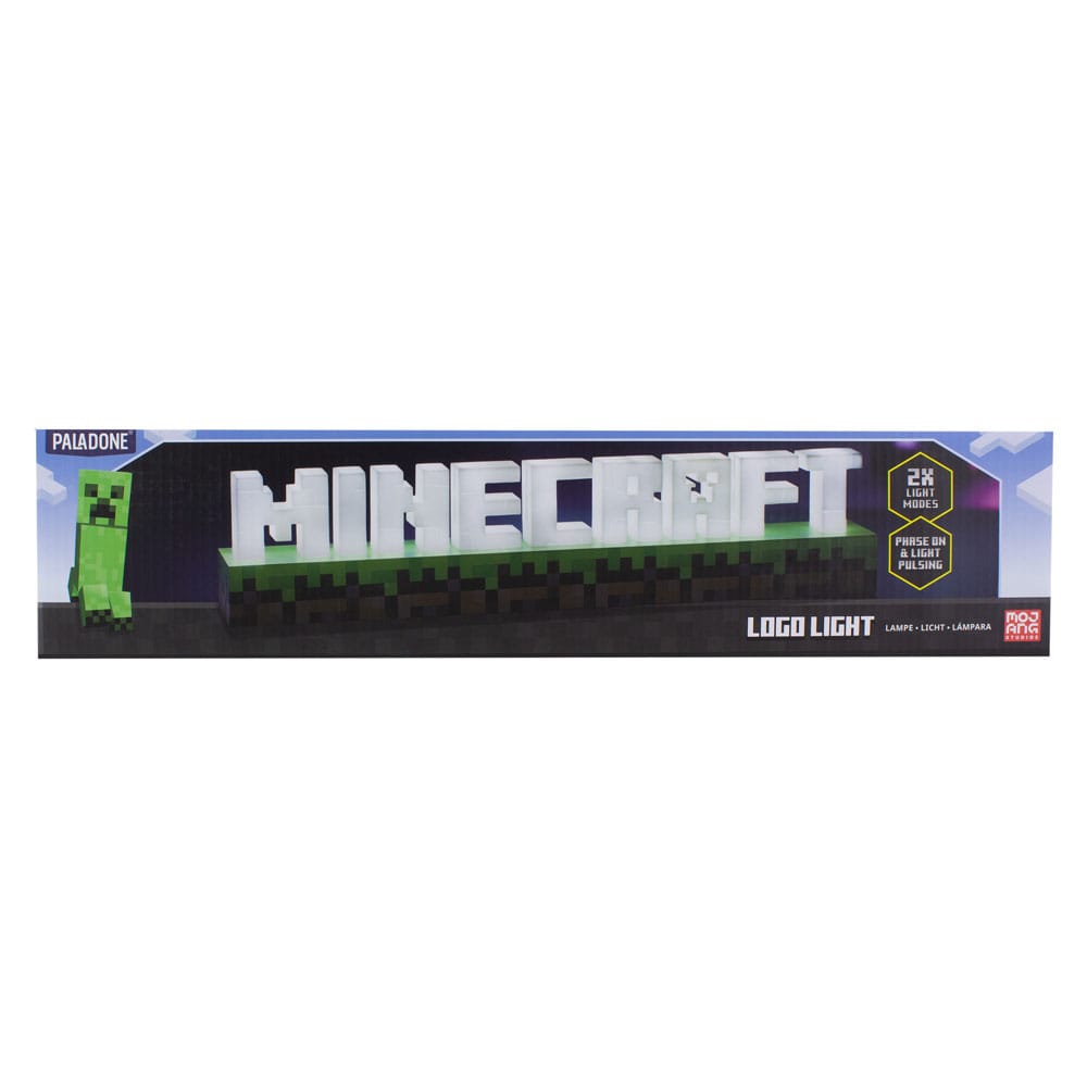 Minecraft Leuchte Logo 41 cm - Versand: 5-7 Tage nach Bestellung