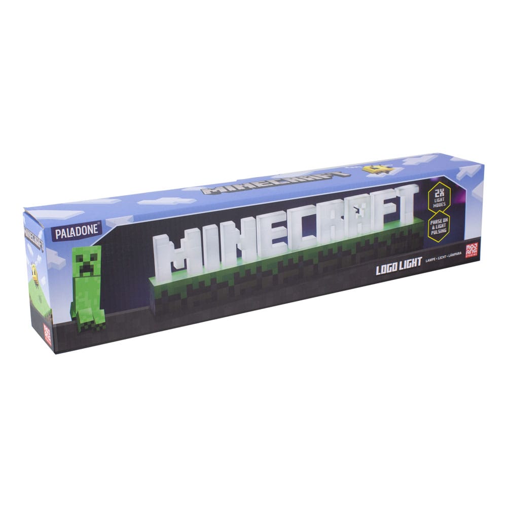Minecraft Leuchte Logo 41 cm - Versand: 5-7 Tage nach Bestellung
