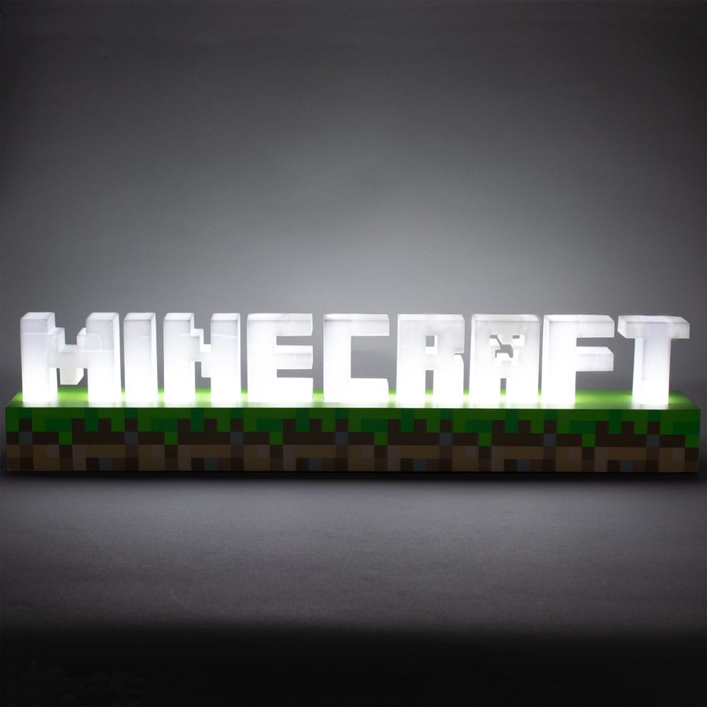 Minecraft Leuchte Logo 41 cm - Versand: 5-7 Tage nach Bestellung