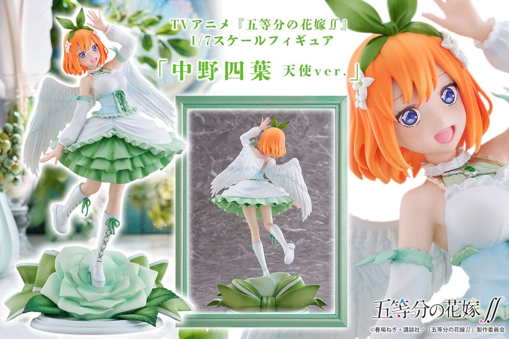 The Quintessential Quintuplets PVC Statue 1/7 Nakano Yotsuba Angel Ver. 27 cm - Versand: 7 Tage nach Bestellung