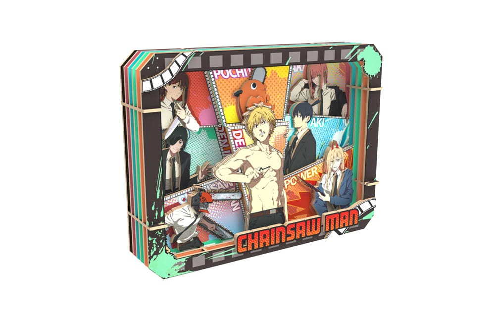 Chainsaw Man Modellbausatz Wooden Gallery (L) Charaters United - Preorder - ETA: 15.09.2026