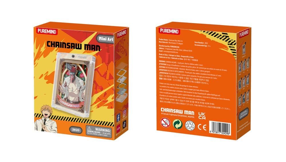 Chainsaw Man Mini Kunst Blind Box Display (10) - Preorder - ETA: 21.08.2026