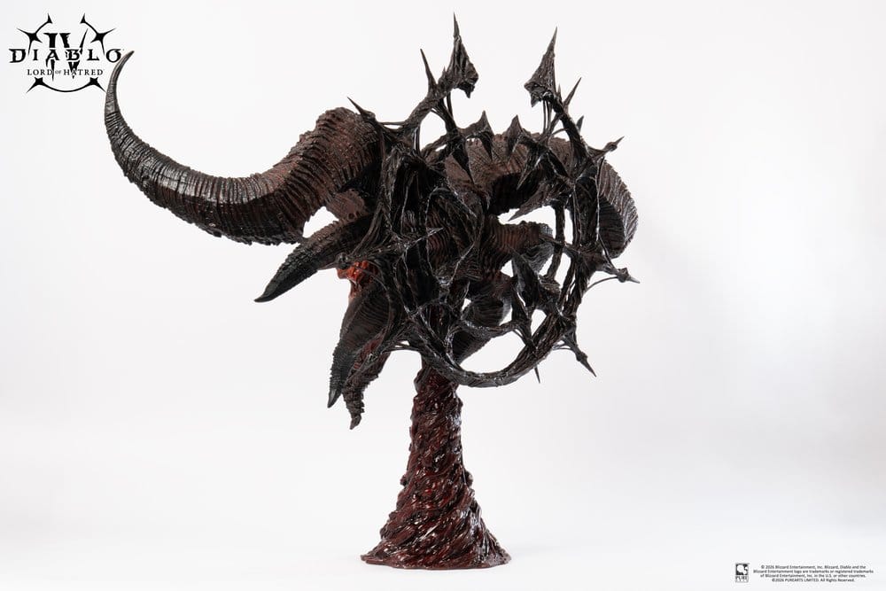 Diablo IV Art Mask Replik 1/1 Scale Lord of Hatred Mephisto 94 cm - Preorder - ETA: 25.08.2027