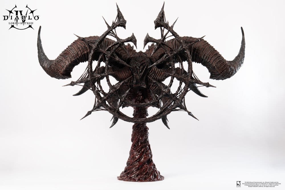 Diablo IV Art Mask Replik 1/1 Scale Lord of Hatred Mephisto 94 cm - Preorder - ETA: 25.08.2027