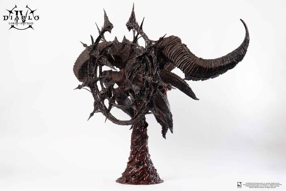 Diablo IV Art Mask Replik 1/1 Scale Lord of Hatred Mephisto 94 cm - Preorder - ETA: 25.08.2027