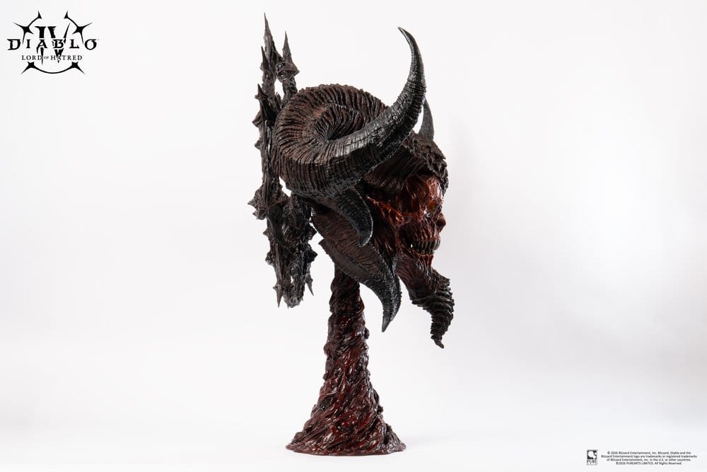 Diablo IV Art Mask Replik 1/1 Scale Lord of Hatred Mephisto 94 cm - Preorder - ETA: 25.08.2027