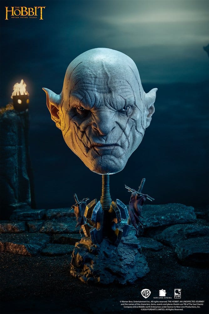 Herr der Ringe Art Mask Replik 1/1 Azog 54 cm - Preorder - ETA: 25.11.2027