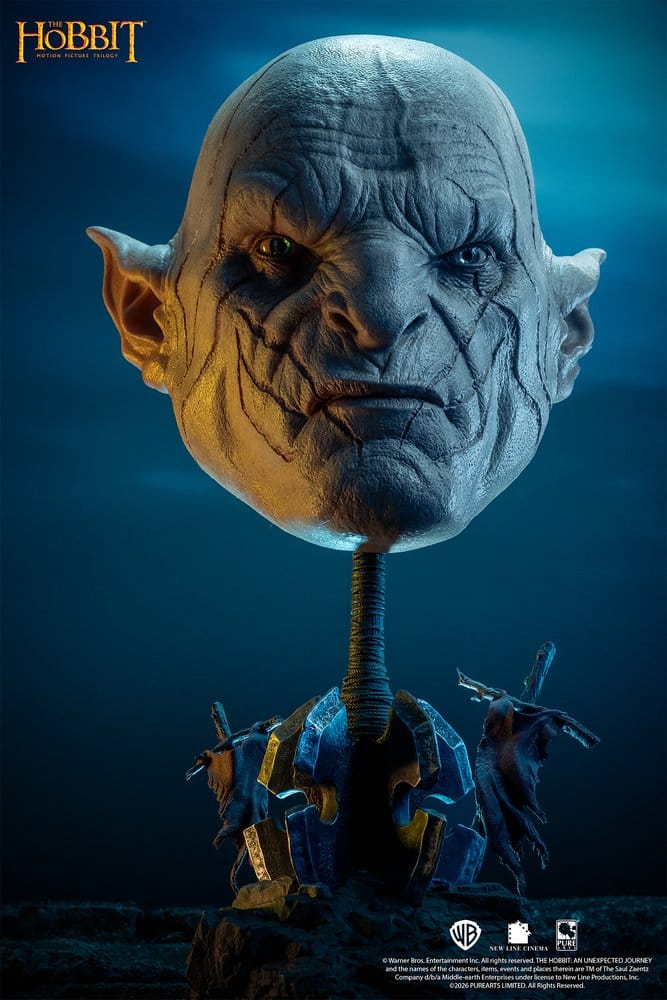 Herr der Ringe Art Mask Replik 1/1 Azog 54 cm - Preorder - ETA: 25.11.2027