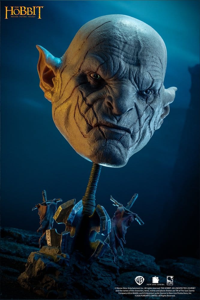 Herr der Ringe Art Mask Replik 1/1 Azog 54 cm - Preorder - ETA: 25.11.2027