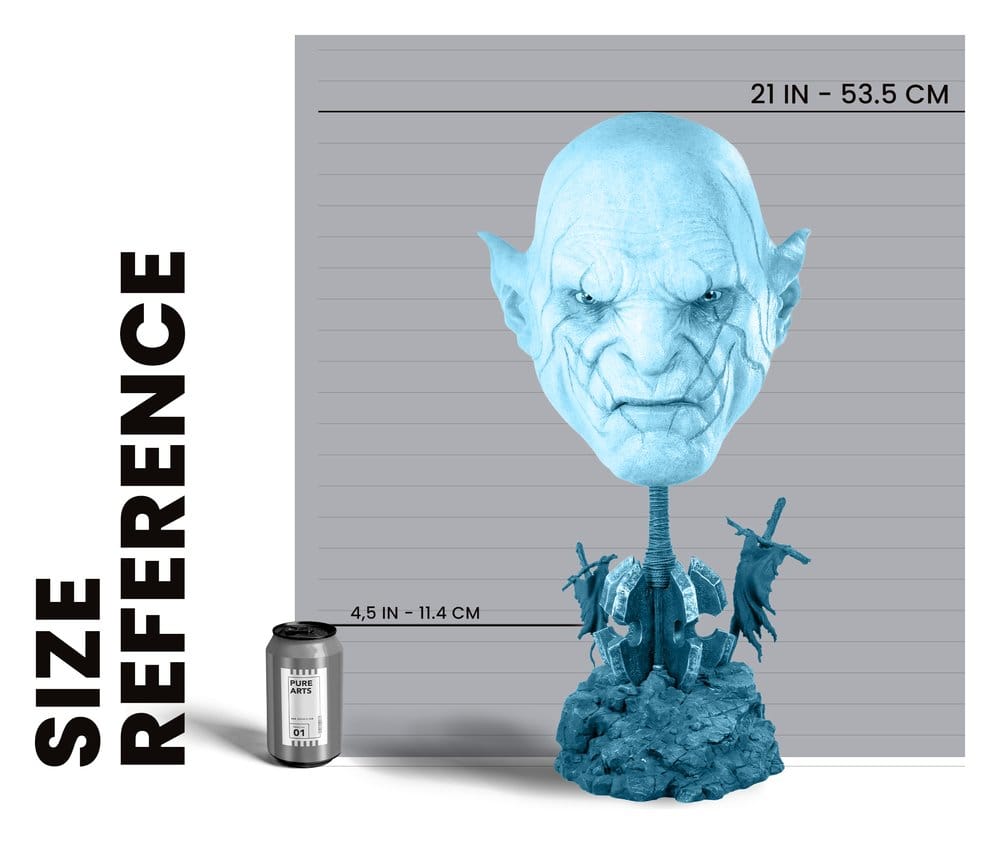 Herr der Ringe Art Mask Replik 1/1 Azog 54 cm - Preorder - ETA: 25.11.2027