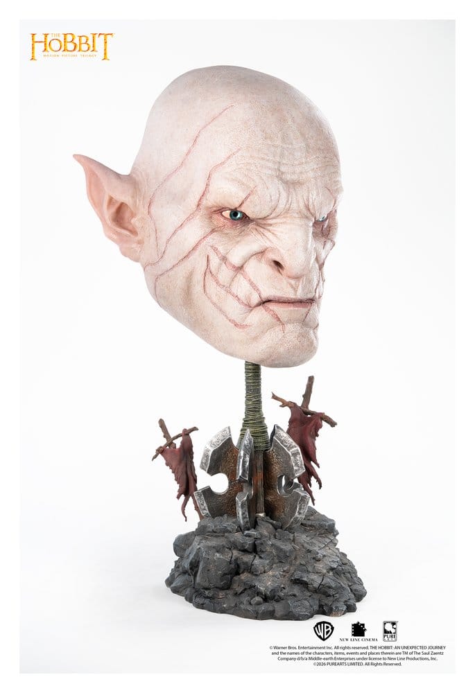 Herr der Ringe Art Mask Replik 1/1 Azog 54 cm - Preorder - ETA: 25.11.2027