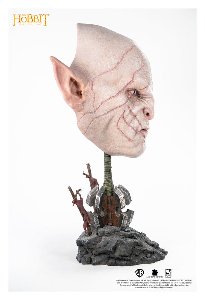 Herr der Ringe Art Mask Replik 1/1 Azog 54 cm - Preorder - ETA: 25.11.2027