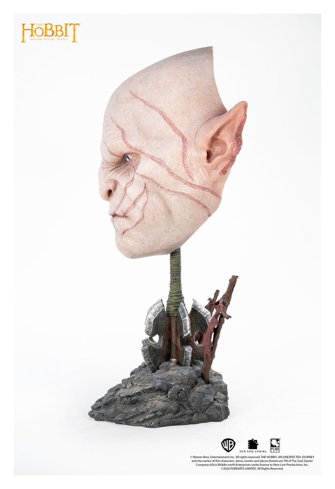 Herr der Ringe Art Mask Replik 1/1 Azog 54 cm - Preorder - ETA: 25.11.2027