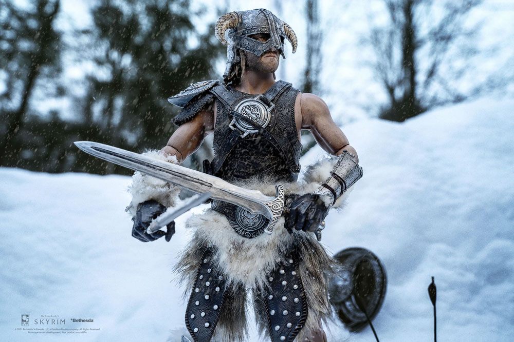 The Elder Scrolls V Skyrim Actionfigur 1/6 Dragonborn Deluxe Edition 32 cm  - Versand: 7 Tage nach Bestellung
