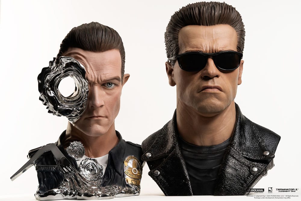 Terminator Replik 1/1 T-800 Model 101 Art Mask Painted Standard Version 46 cm - Preorder - ETA: 25.02.2027