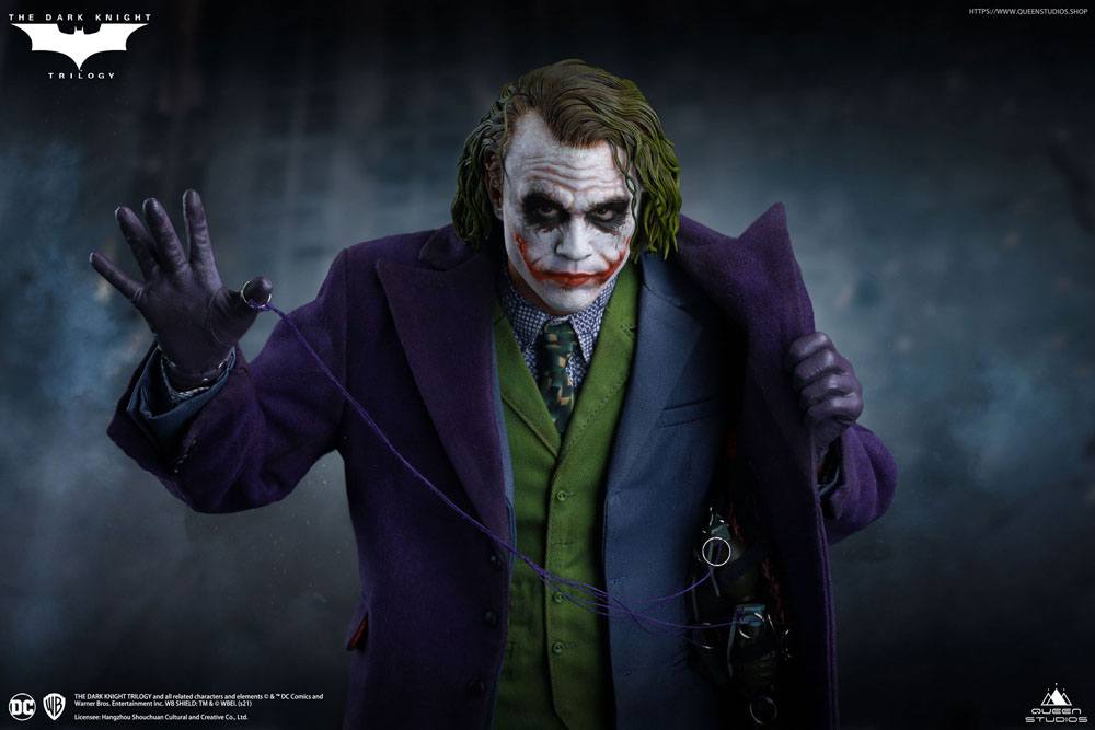 The Dark Knight Statue 1/4 Heath Ledger Joker Regular Edition 52 cm  - Versand: 7 Tage nach Bestellung
