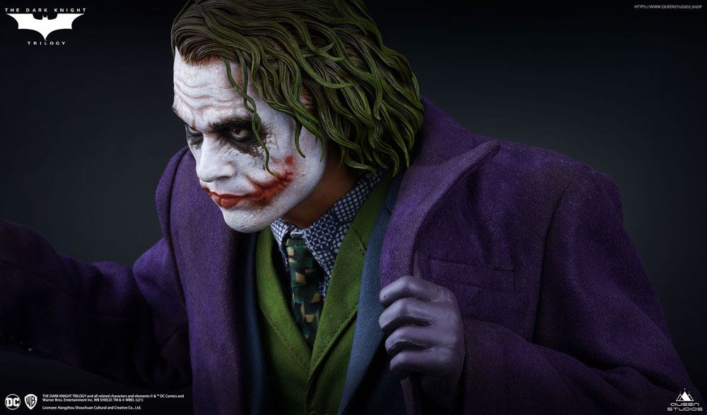The Dark Knight Statue 1/4 Heath Ledger Joker Regular Edition 52 cm  - Versand: 7 Tage nach Bestellung