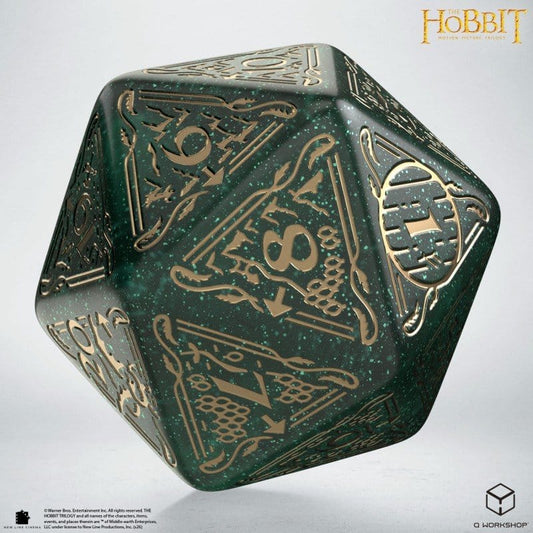 Der Hobbit Spindown Jumbo Würfel Verdant TCG D20 - Versand: 7 Tage nach Bestellung