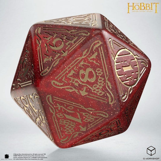 Der Hobbit Spindown Jumbo Würfel Ember TCG D20 - Versand: 7 Tage nach Bestellung