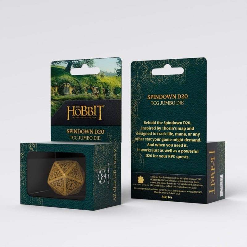 Der Hobbit Spindown Jumbo Würfel Solaris TCG D20 - Versand: 7 Tage nach Bestellung
