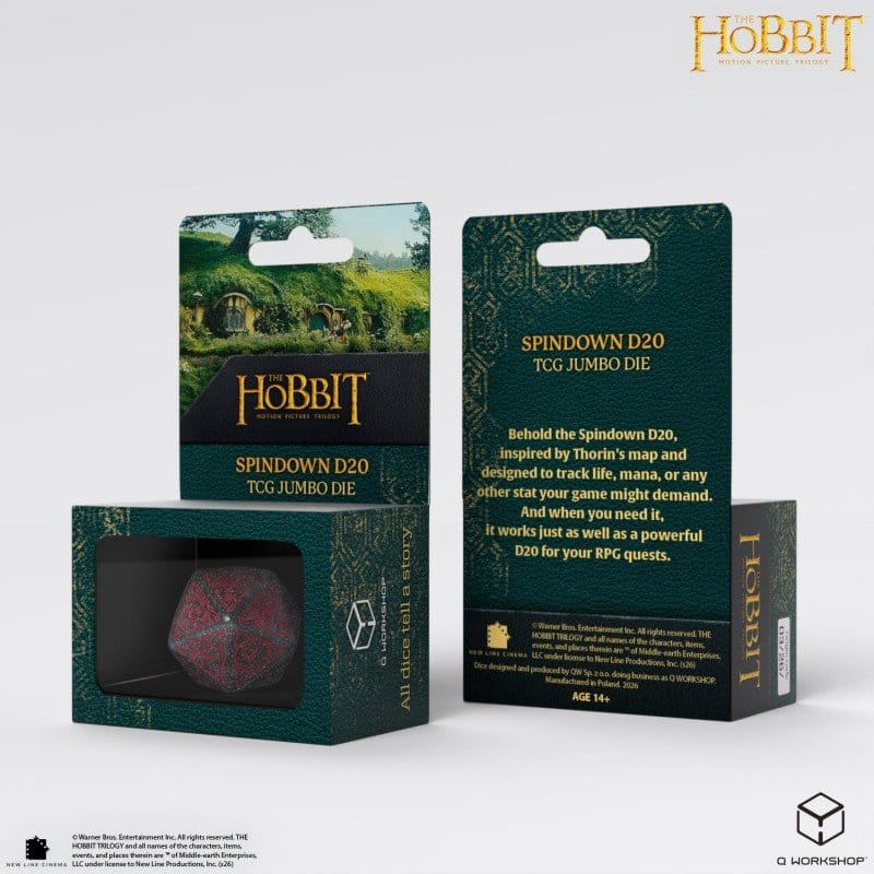 Der Hobbit Spindown Jumbo Würfel Lunaris TCG D20 - Preorder - ETA: 25.11.2026