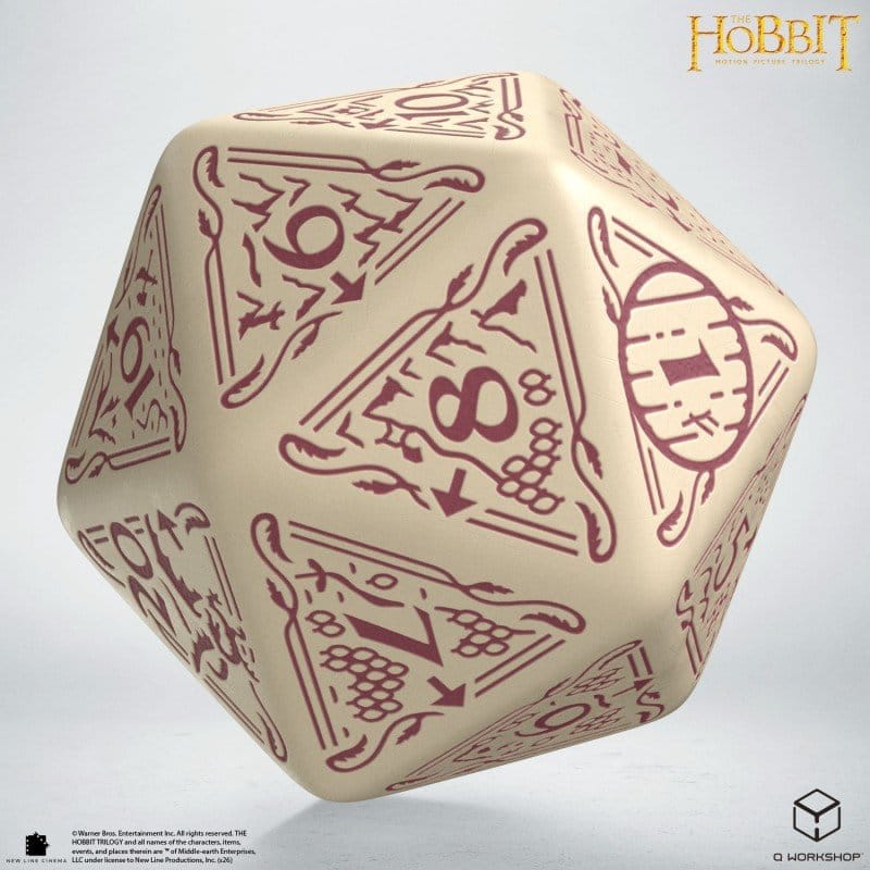 Der Hobbit Spindown Jumbo Würfel Terra TCG D20 - Versand: 7 Tage nach Bestellung