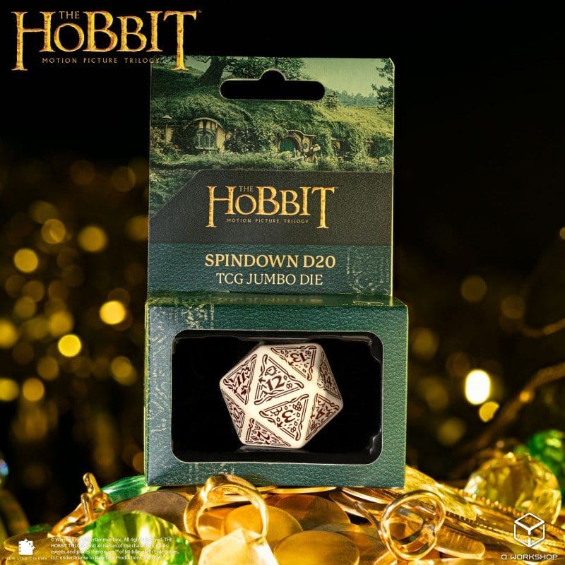 Der Hobbit Spindown Jumbo Würfel Terra TCG D20 - Versand: 7 Tage nach Bestellung