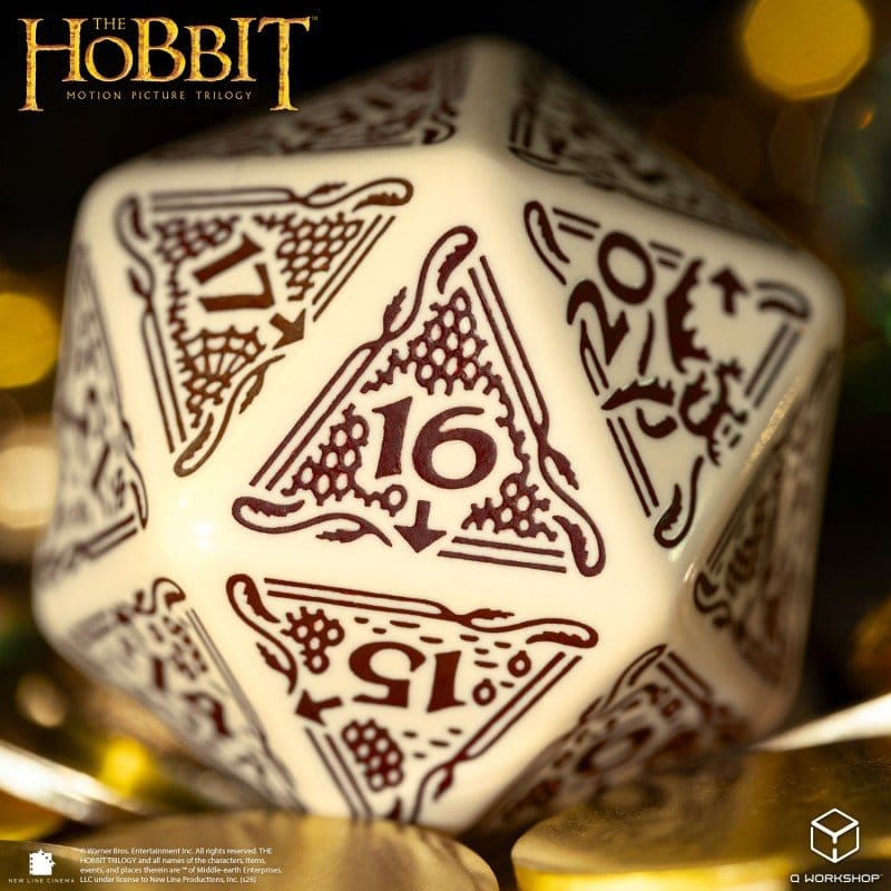 Der Hobbit Spindown Jumbo Würfel Terra TCG D20 - Versand: 7 Tage nach Bestellung