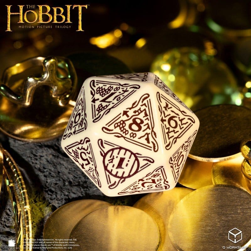 Der Hobbit Spindown Jumbo Würfel Terra TCG D20 - Versand: 7 Tage nach Bestellung
