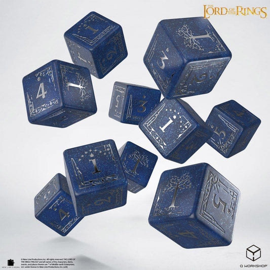 Der Herr der Ringe: 10er D6 Würfelset Gondor - Versand: 7 Tage nach Bestellung