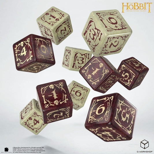 Der Hobbit: 10er D6 Würfelset Goblins - Versand: 7 Tage nach Bestellung