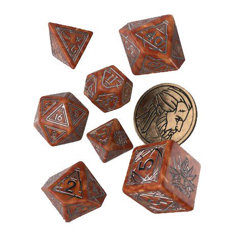 The Witcher Würfel Set Geralt The Monster Slayer (7) - Preorder - ETA: 11.08.2026
